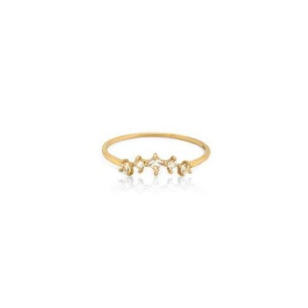 NWT Amani Topaz Nesting Ring // 14kt Solid Gold